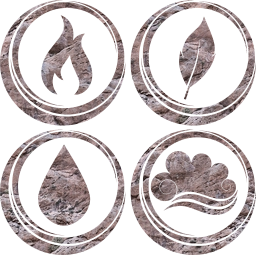 symbol air earth water basic fire elements 