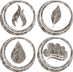 symbol air earth water basic fire elements 