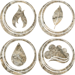 symbol air earth water basic fire elements 