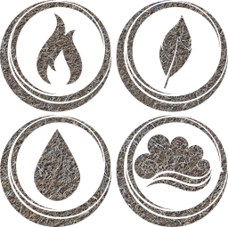 symbol air earth water basic fire elements 