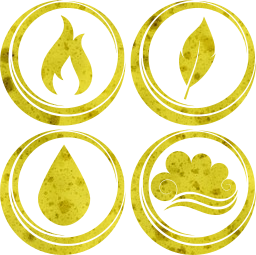 symbol air earth water basic fire elements 