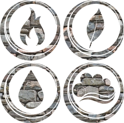 symbol air earth water basic fire elements 