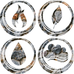 symbol air earth water basic fire elements 