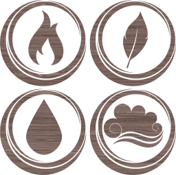 symbol air earth water basic fire elements 
