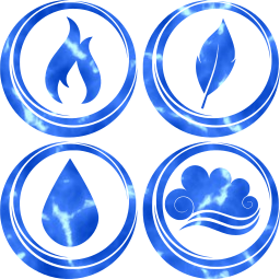 symbol air earth water basic fire elements 