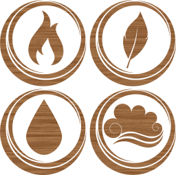 symbol air earth water basic fire elements 