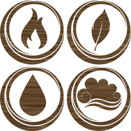 symbol air earth water basic fire elements 