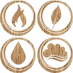 symbol air earth water basic fire elements 