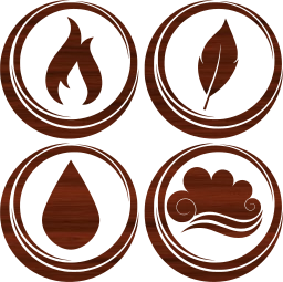 symbol air earth water basic fire elements 