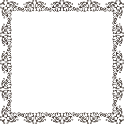 svg flourish ornamental decorative floral border geometric abstract frame art 