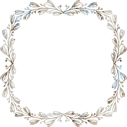 svg ornamental decorative floral leaves leaf geometric border abstract frame art 