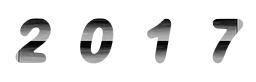 2017 new year's day font 