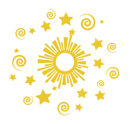 graphics shaded magic tale fireworks fairy stars composition screen circular central background wheel fun 