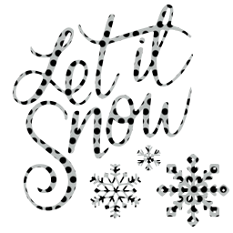 snow festive winter snowflakes calligraphy christmas celebration decorative xmas decoration typography it glitter gold typographic holiday seasonal merry time happy season lettering 
