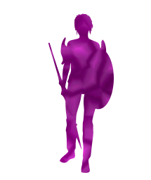 cute weapon shield princess woman fighter fantasy character female armor young warrior 