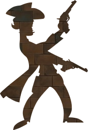 people comic person cartoon characters cowboy man human guns male 