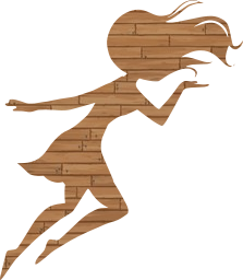 girl fairy characters arm blowing hair hand comic flying 
