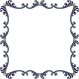 svg flourish ornamental decorative floral border abstract frame design art