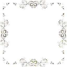 svg flowers leafy flourish ornamental decorative floral leaves border abstract frame design art 