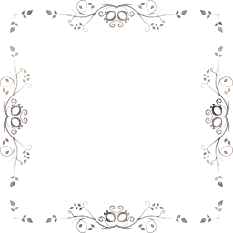 svg flowers leafy flourish ornamental decorative floral leaves border abstract frame design art