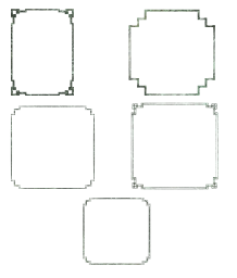 deco frame border 