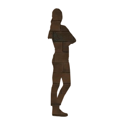 standing cut out women 