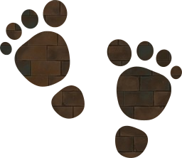 barefoot feet prints foot 