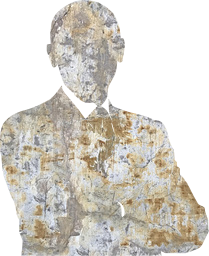 crossed suit businessman tie arms determined bald 