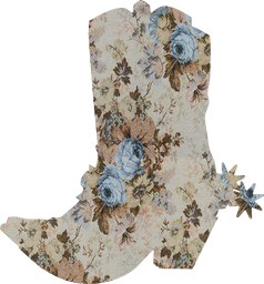 pretty fashion leather western boots stars cowboy country 