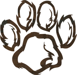 paw print animal cat bear dog pet 