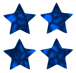 quatro formas estrelas 