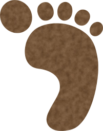 barefoot imprint child footprint human baby toes 