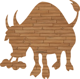 animal tail horns angry bull 