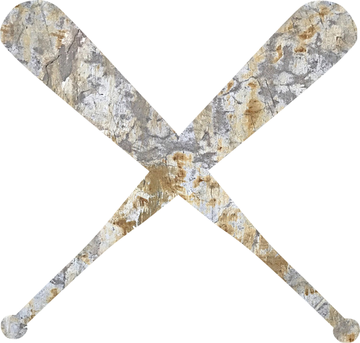 crossed equipment wood athletics sports american sport bats baseball game wooden play hit 